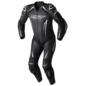 RST TRACTECH EVO 5 Leather Motorcycle Suit Black/White