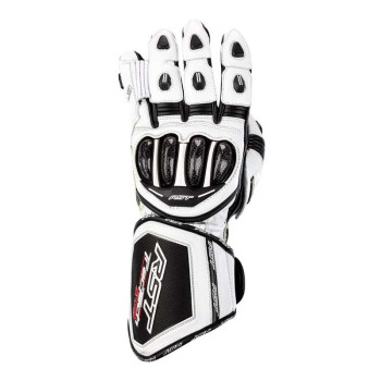 Gants moto femme RST TRACTECH EVO 4 Blanc/Noir Gants moto femme RST TRACTECH EVO 4 Blanc/Noir