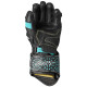 Gants moto femme RST TRACTECH EVO 4 Noir/Aqua/Gris