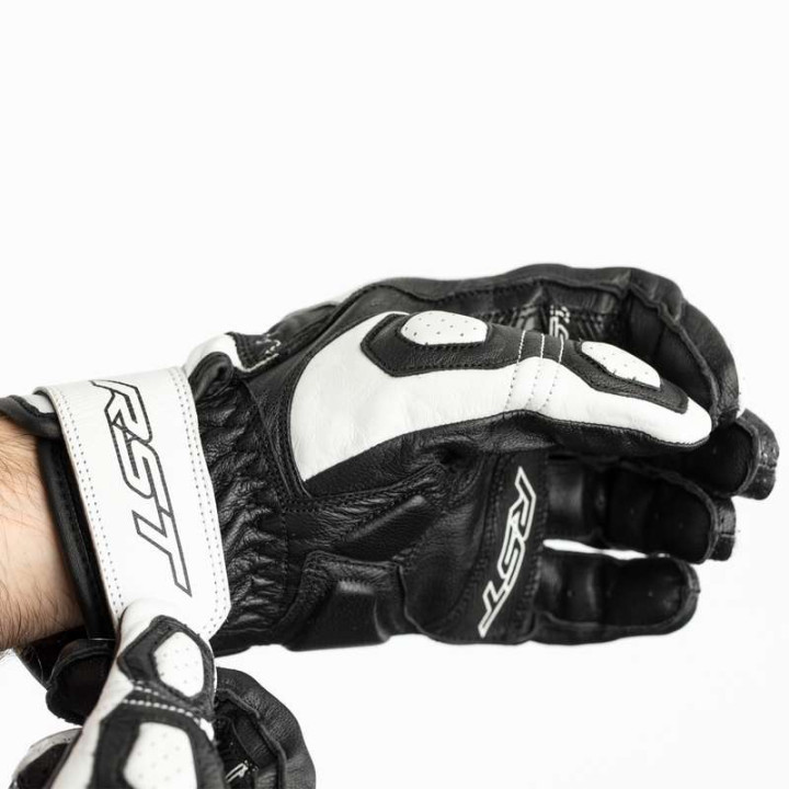 Gants moto femme RST LADIES STUNT 3 Blanc