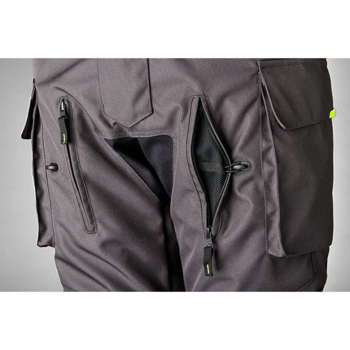 Pantalon moto RST Endurance Graphite/Jaune Fluo