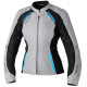 Veste moto femme RST AVA Waterproof Argent/Noir/Bleu