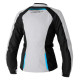 Veste moto femme RST AVA Waterproof Argent/Noir/Bleu