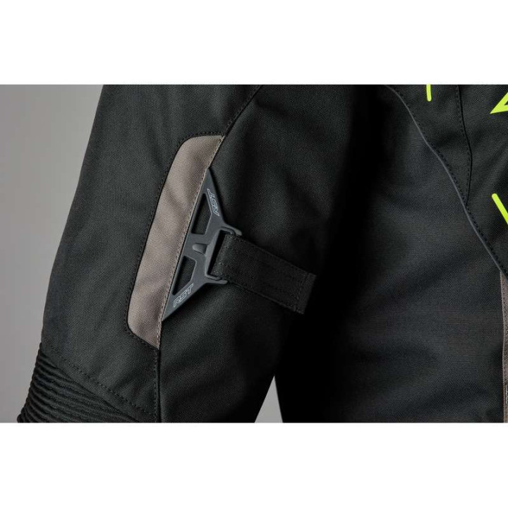 Blouson moto RST S-1 Textile Noir/Jaune Fluo