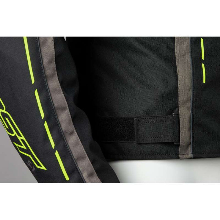 Blouson moto RST S-1 Textile Noir/Jaune Fluo