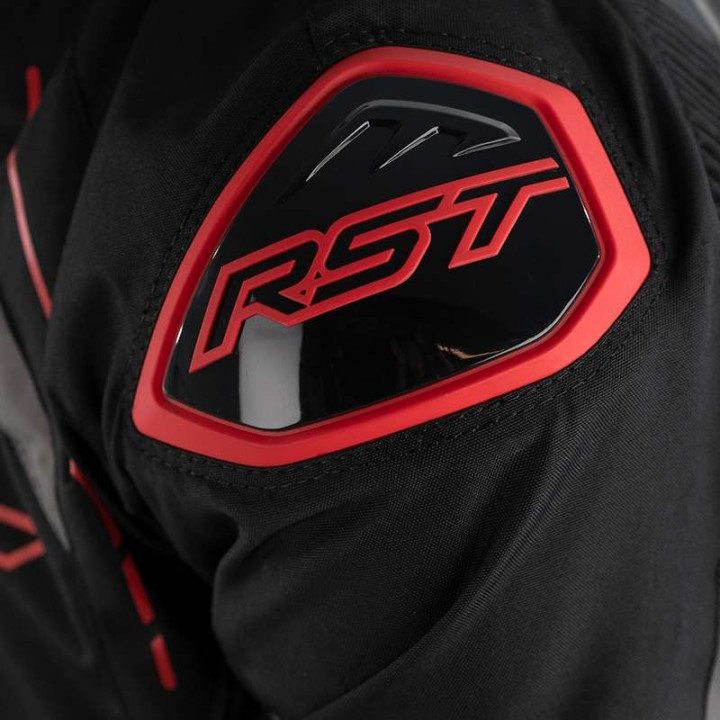 RST S-1 Textile Motorcycle Jacket Black/Grey/Red