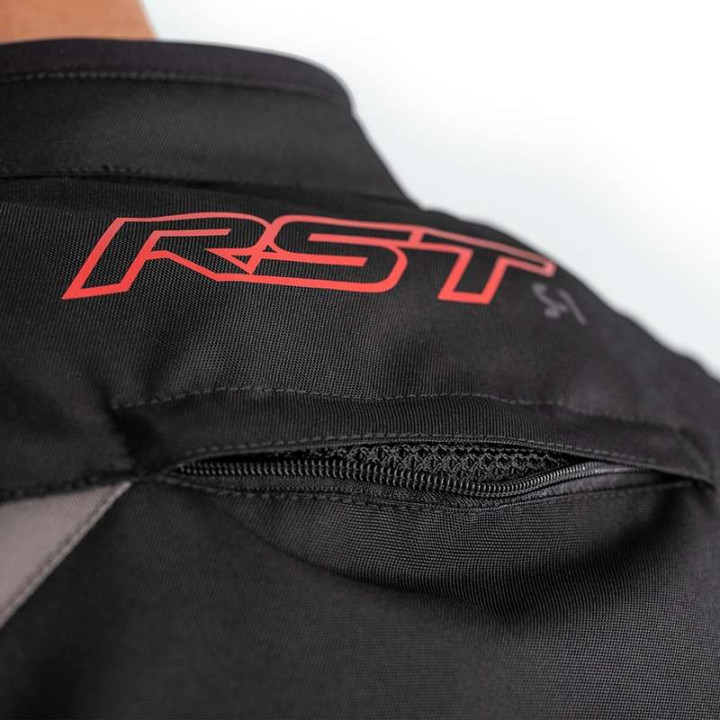 RST S-1 Textile Motorcycle Jacket Black/Grey/Red