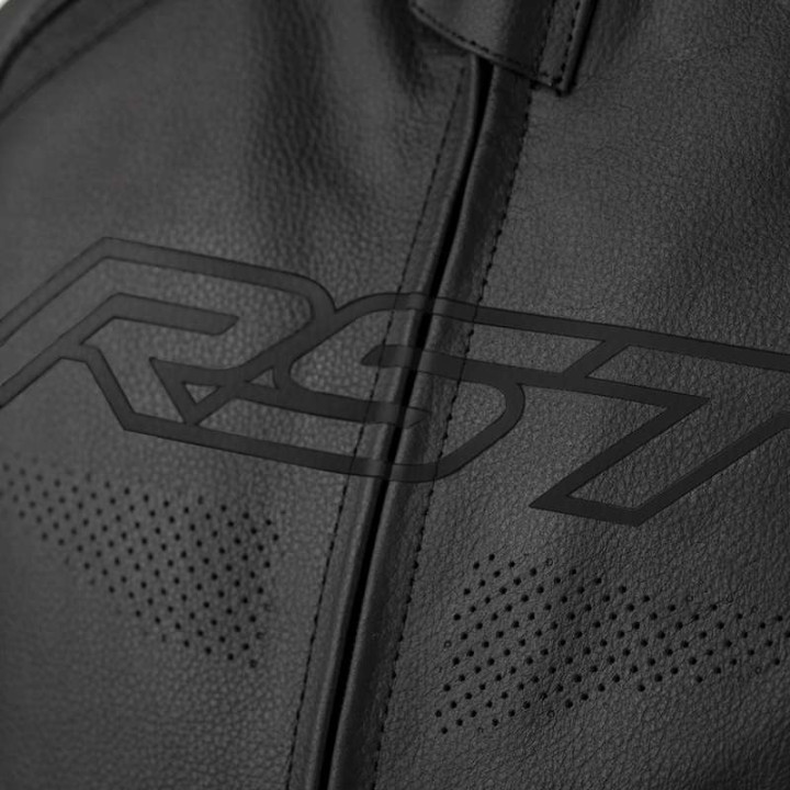 Blouson moto RST S-1 Cuir Noir