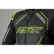 RST S-1 Leather Motorcycle Jacket Black/Fluorescent Yellow