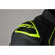 RST S-1 Leather Motorcycle Jacket Black/Fluorescent Yellow