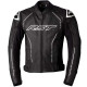 RST S-1 Leather Motorcycle Jacket Black/White