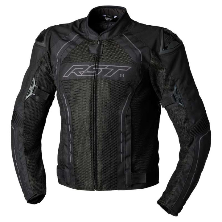 RST S-1 Mesh Motorcycle Jacket Black