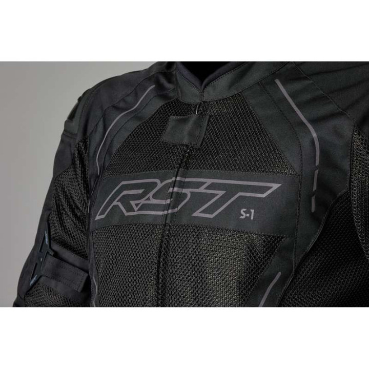 RST S-1 Mesh Motorcycle Jacket Black