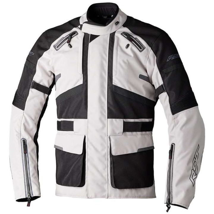 Veste moto RST Endurance Argent/Noir