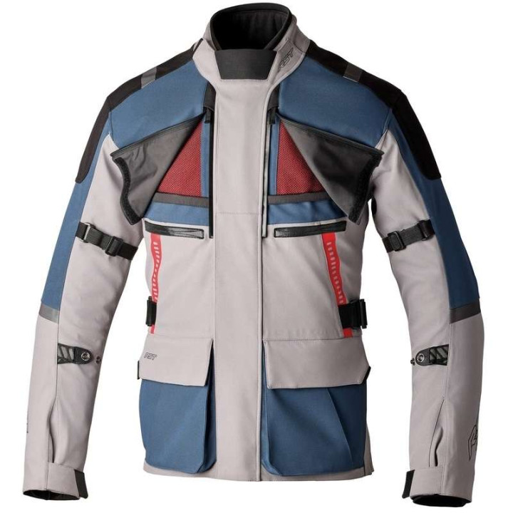 Veste moto RST Pro Series Vulcan Argent/Bleu