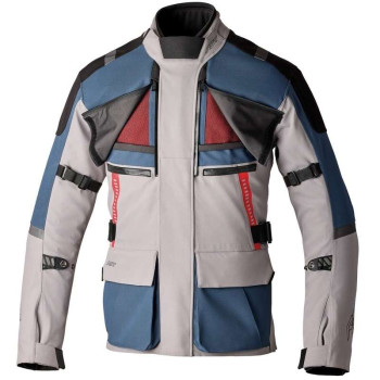 Veste moto RST Pro Series Vulcan Argent/Bleu