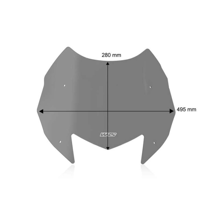 Bulle WRS SPORT EVO (YA029) YAMAHA T-MAX 530/560