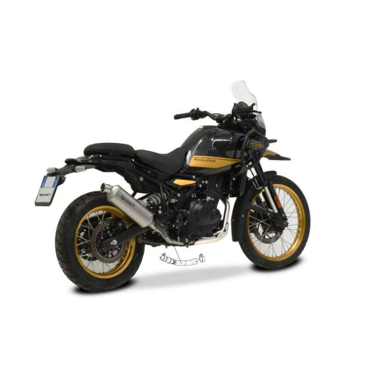 HP Corse Inox central fitting (REHI45-D) Royal Enfield Himalayan 450