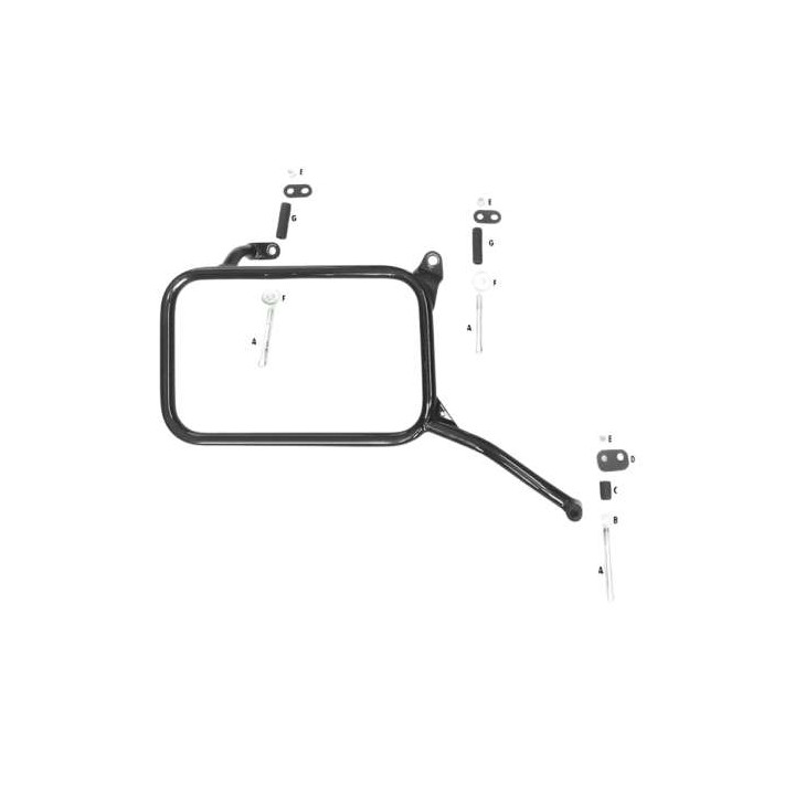 Kit entretoises valise d'origie HP Corse (REHI45-V) Royal Enfield Himalayan 450