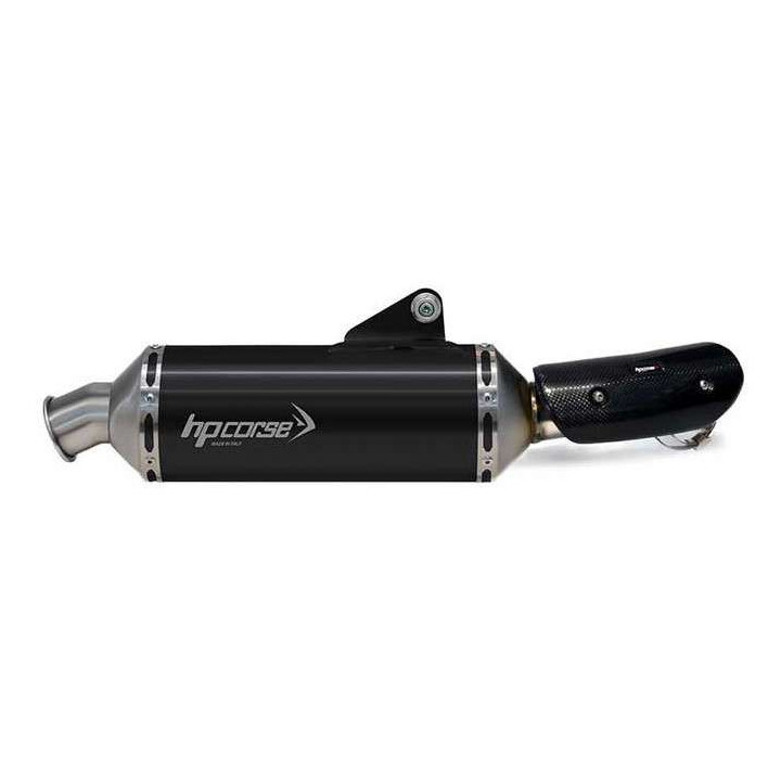HP Corse SP-1 approved muffler Black stainless steel Royal Enfield Himalayan 450