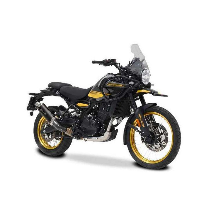 HP Corse SP-1 approved muffler Black stainless steel Royal Enfield Himalayan 450