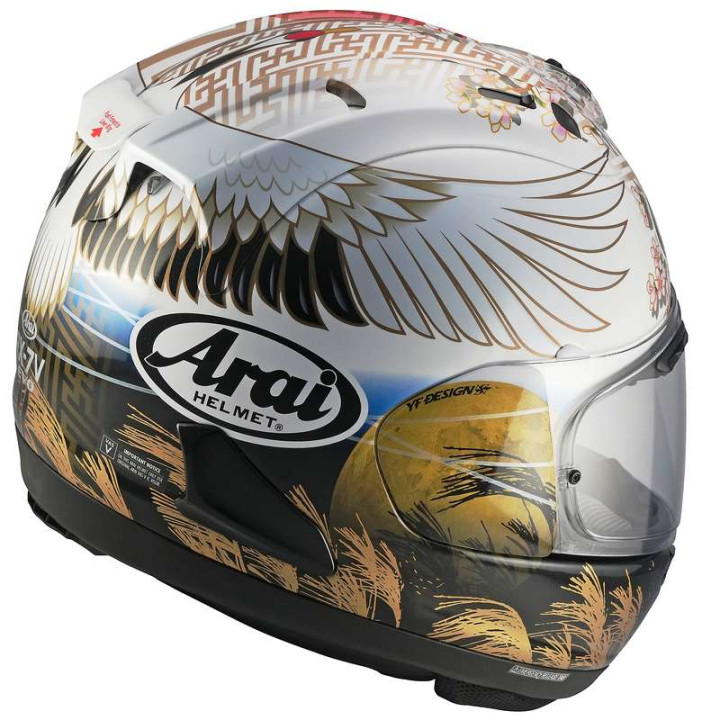 Casque moto Arai RX-7V EVO TSUBASA Replica Casque moto Arai RX-7V EVO TSUBASA Replica
