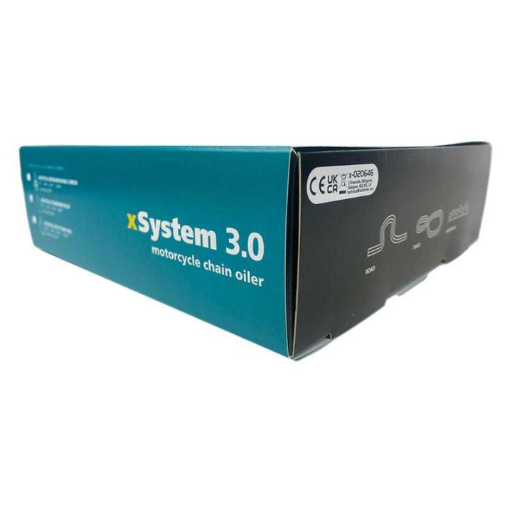 Graisseur de chaîne automatique Scottoiler xSystem 3.0 + lubrifiant haute température Rouge