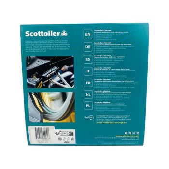 Graisseur de chaîne automatique Scottoiler xSystem 3.0 + lubrifiant bleu standard