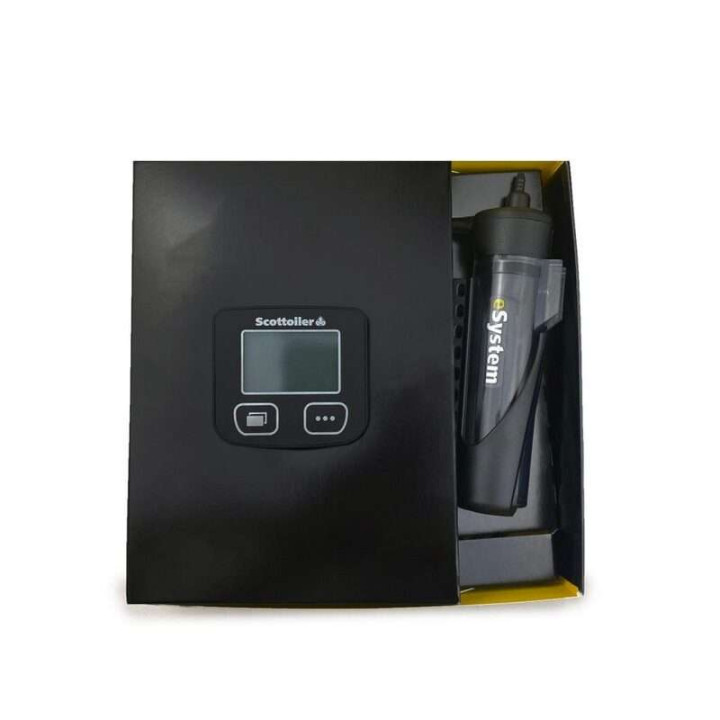 Graisseur de chaîne automatique Scottoiler eSystem 3.1 + lubrifiant vert biodégradable