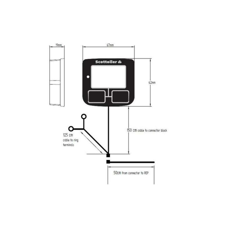Graisseur de chaîne automatique Scottoiler eSystem 3.1 + lubrifiant vert biodégradable