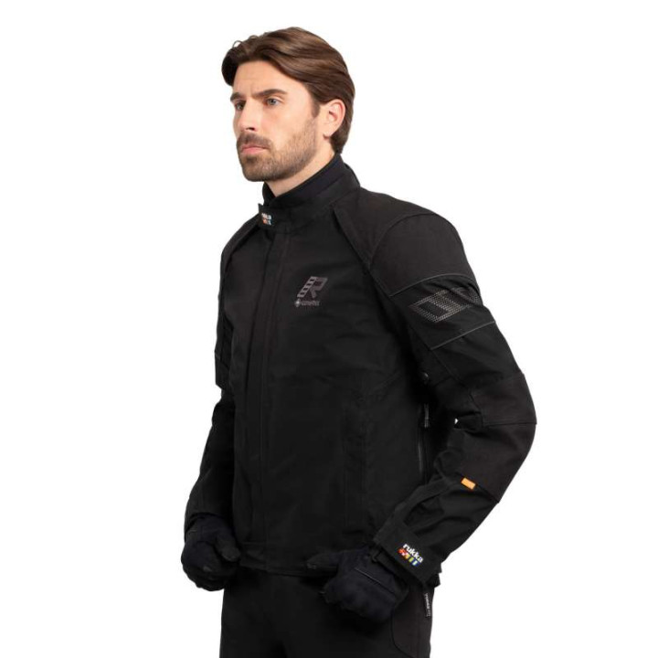 Veste moto Rukka R-EX 2.0 Gore Tex laminé 2 couches Noir Veste moto Rukka R-EX 2.0 Gore Tex laminé 2 couches Noir