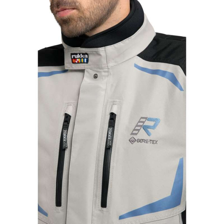 Veste moto Rukka VENTU-R Gris/Bleu