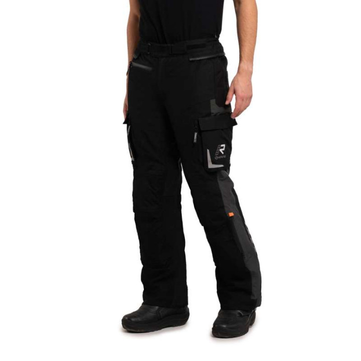 Pantalon moto Rukka VENTU-R Noir Jambes courtes