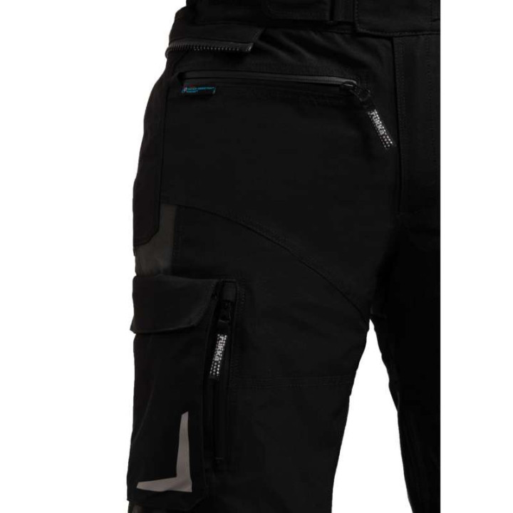 Pantalon moto Rukka VENTU-R Noir Jambes courtes
