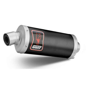 Silencieux Mivv DAKAR Inox noir (RE.003.LDKB) ROYAL ENFIELD HIMALAYAN