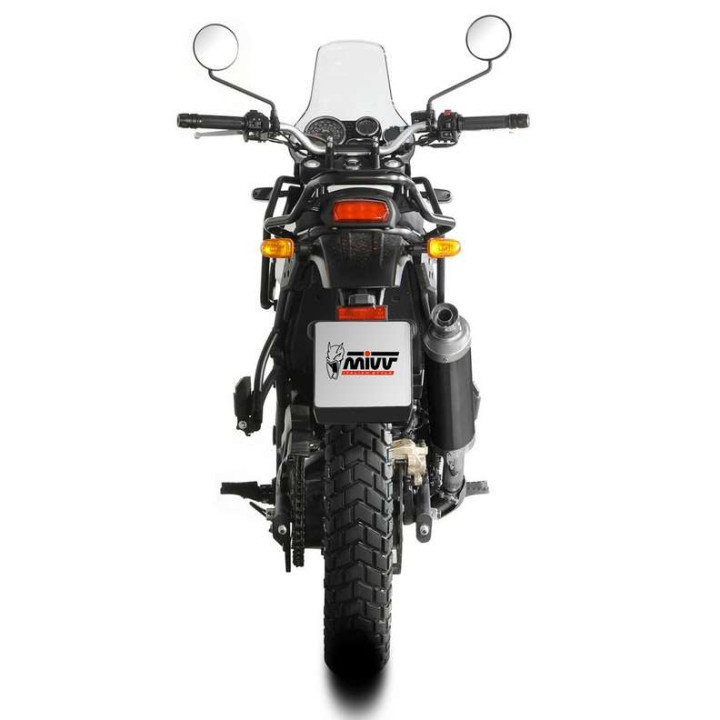 Silencieux Mivv DAKAR Inox noir (RE.003.LDKB) ROYAL ENFIELD HIMALAYAN