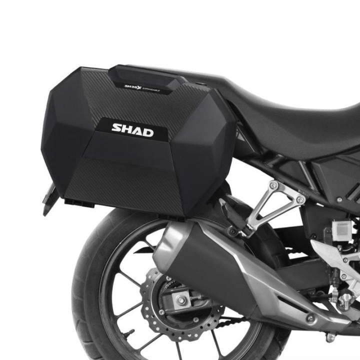 Kit valises Shad SH38X CARBONE + supports 3P (H0NX54IF) Honda NX500 24-