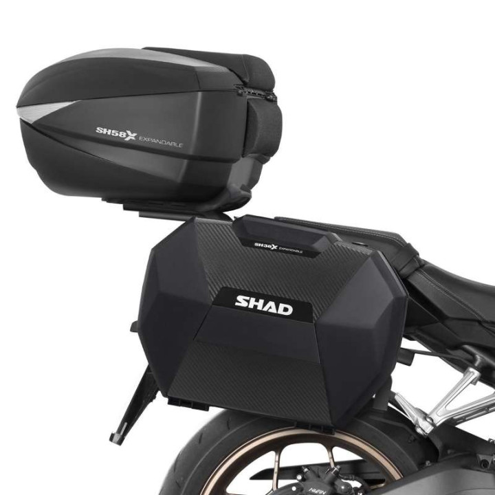 Kit top case Shad SH58X + support (H0CR64ST) Honda CB650R Neo Sports Café/CBR650R Kit top case Shad SH58X + support (H0CR64ST) Honda CB650R Neo Sports Café/CBR650R