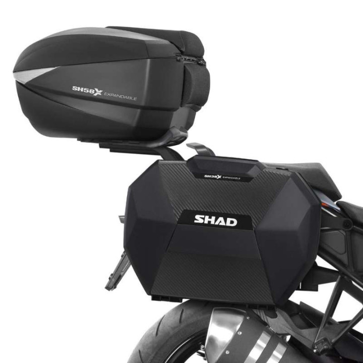 Kit top case Shad SH58X + support (K0SD14ST) KTM Super Duke GT Kit top case Shad SH58X + support (K0SD14ST) KTM Super Duke GT