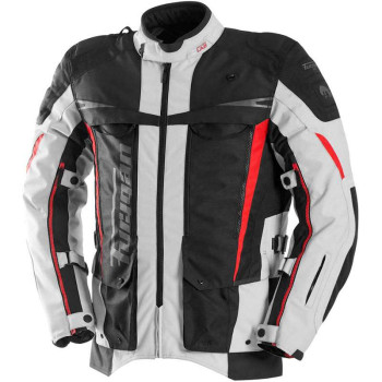 Veste moto Furygan MONTROC KEVLAR® PRIMALOFT® 3 en 1 Noir/Rouge