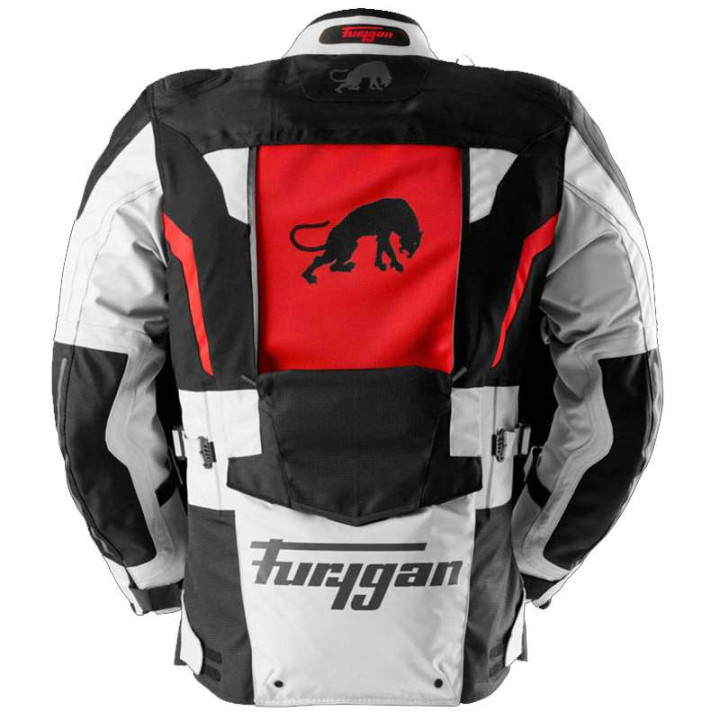 Motorcycle jacket Furygan MONTROC KEVLAR® PRIMALOFT® 3 in 1 Black/Red