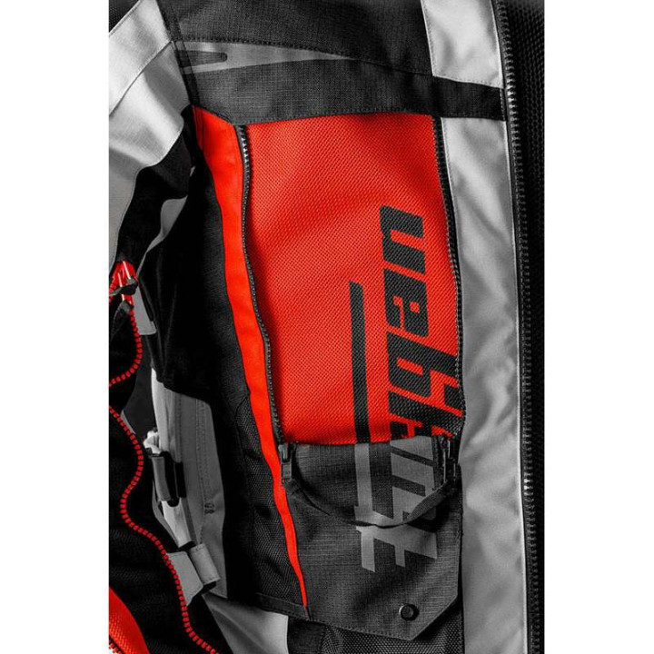 Motorcycle jacket Furygan MONTROC KEVLAR® PRIMALOFT® 3 in 1 Black/Red