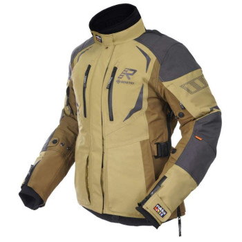 Veste moto femme Rukka VENTURINA Gore Tex Khaki