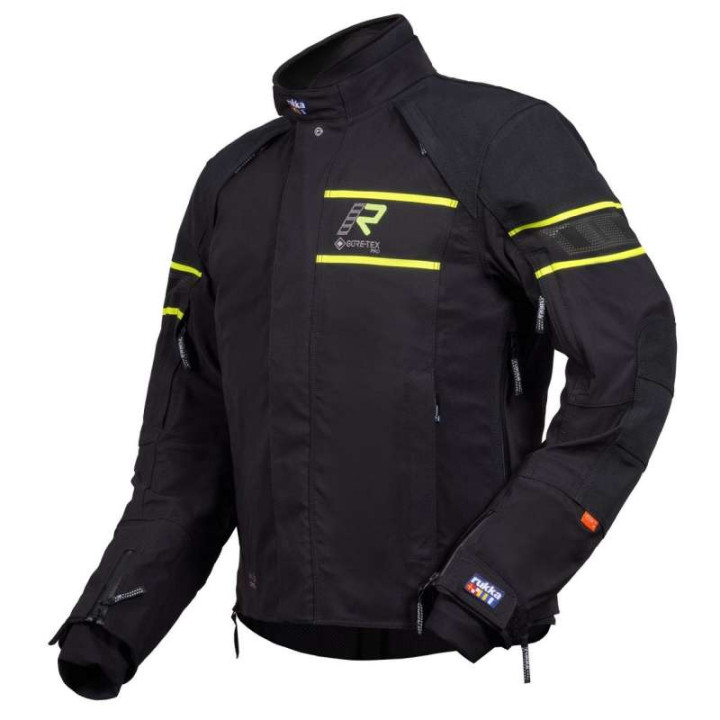 Veste moto Rukka RAPTO-R Gore-Tex 3 couches Noir/Jaune Veste moto Rukka RAPTO-R Gore-Tex 3 couches Noir/Jaune