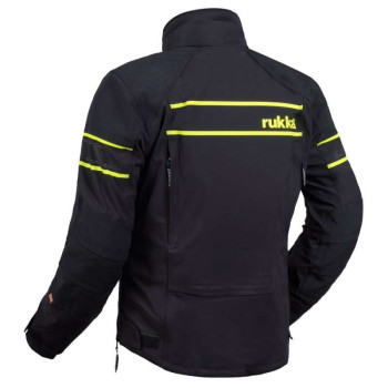 Veste moto Rukka RAPTO-R Gore-Tex 3 couches Noir/Jaune