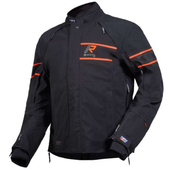 Veste moto Rukka RAPTO-R Gore-Tex 3 couches Noir/Orange