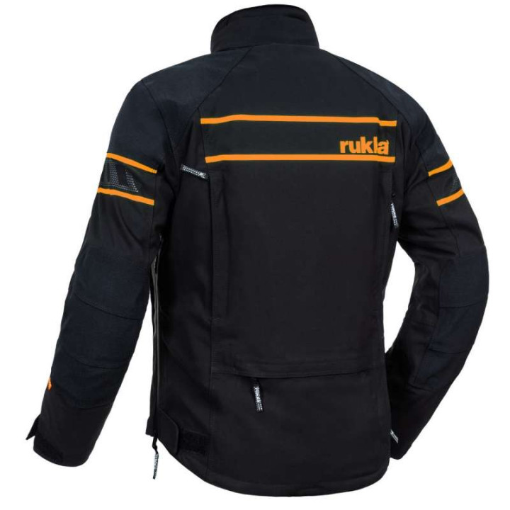 Veste moto Rukka RAPTO-R Gore-Tex 3 couches Noir/Orange Veste moto Rukka RAPTO-R Gore-Tex 3 couches Noir/Orange