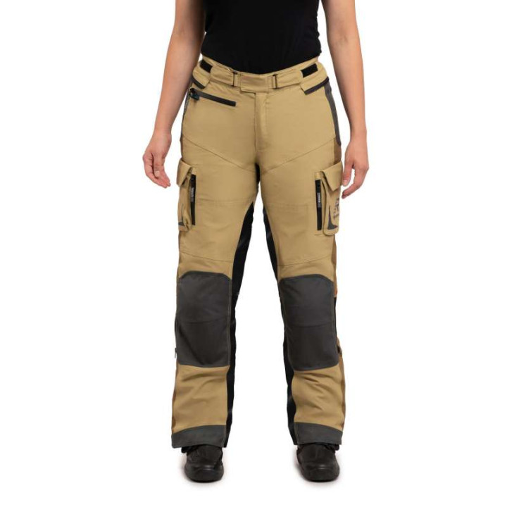Pantalon moto femme Rukka VENTURINA Gore Tex Khaki