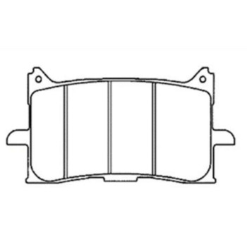 Plaquettes de frein sinter Nissin 2P371 ST