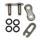 Semi-pressed fastener for AFAM 525 XMR3 chain